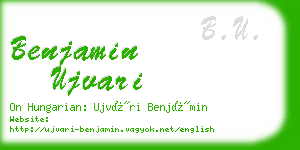 benjamin ujvari business card